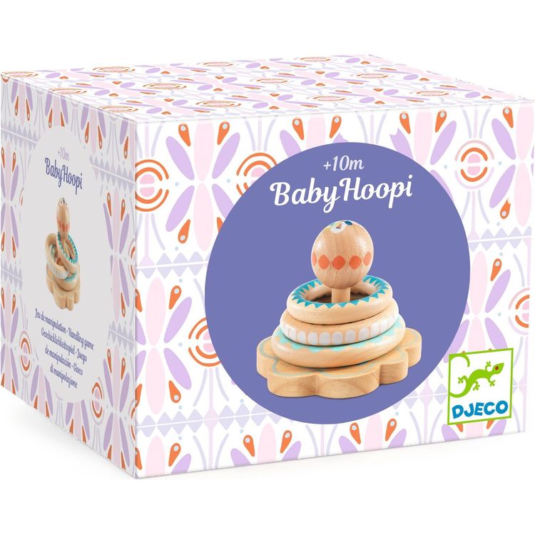 BabyHoopi Wooden Ring Stacker Toy - Image 3