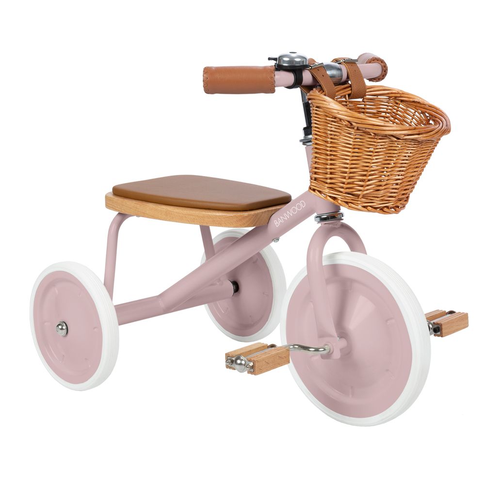 Alternative view of Banwood Trike - Dusty Pink