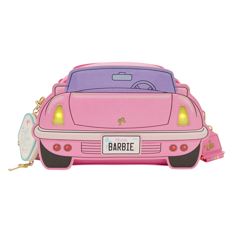 Barbie Corvette Car Light-Up Crossbody Bag with Coin Bag