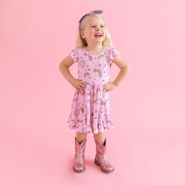 Alternative view of Barbie Star Power - Cap Sleeve Ruffled Twirl Dress