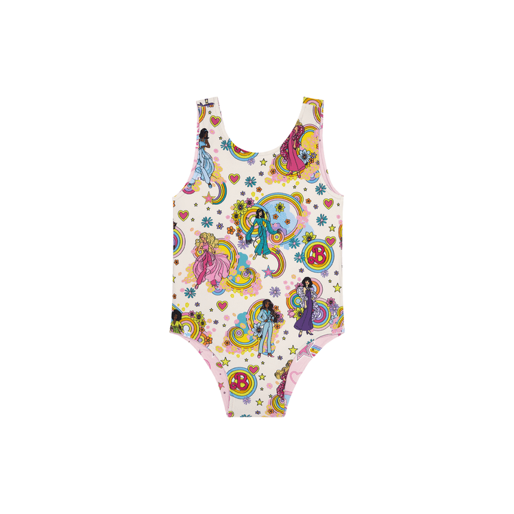 Barbie Star Power - Kids Reversible One Piece Swimsuit - Image 3