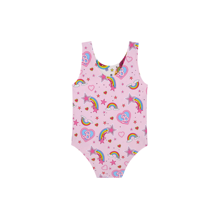 Barbie Star Power - Kids Reversible One Piece Swimsuit - Image 4