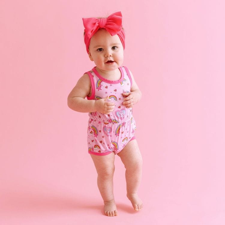 Alternative view of Barbie Star Power - Kids Varsity Bubble Romper