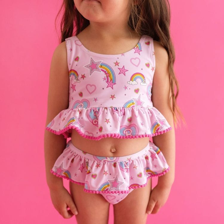 Barbie Star Power - Ruffled Two Piece Tankini Set - Image 3