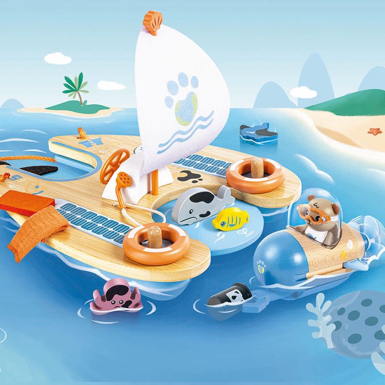 Ben's Eco Catamaran Playset - Image 6