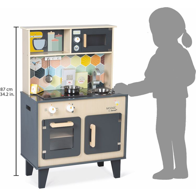 Big Wooden Mosaic Kitchen - Image 4