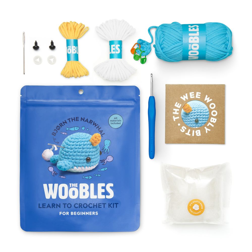 Bjørn the Narwhal Learn to Crochet Kit - Image 4