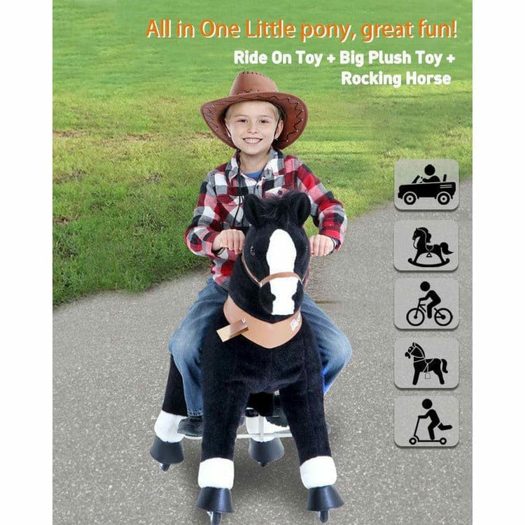 Black Model U Ride-On Horse - 3-4 Years - Image 3
