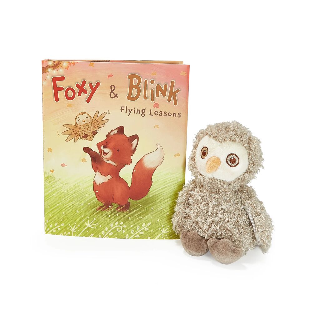 Blink Owl Plush & Flying Lessons Book Bundle