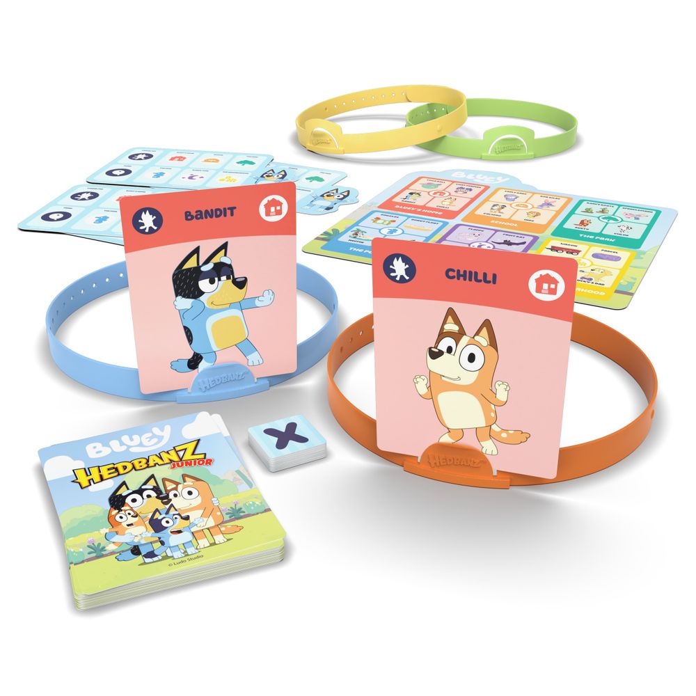Bluey Hedbanz Jr. Picture Guessing Card Game - Image 2