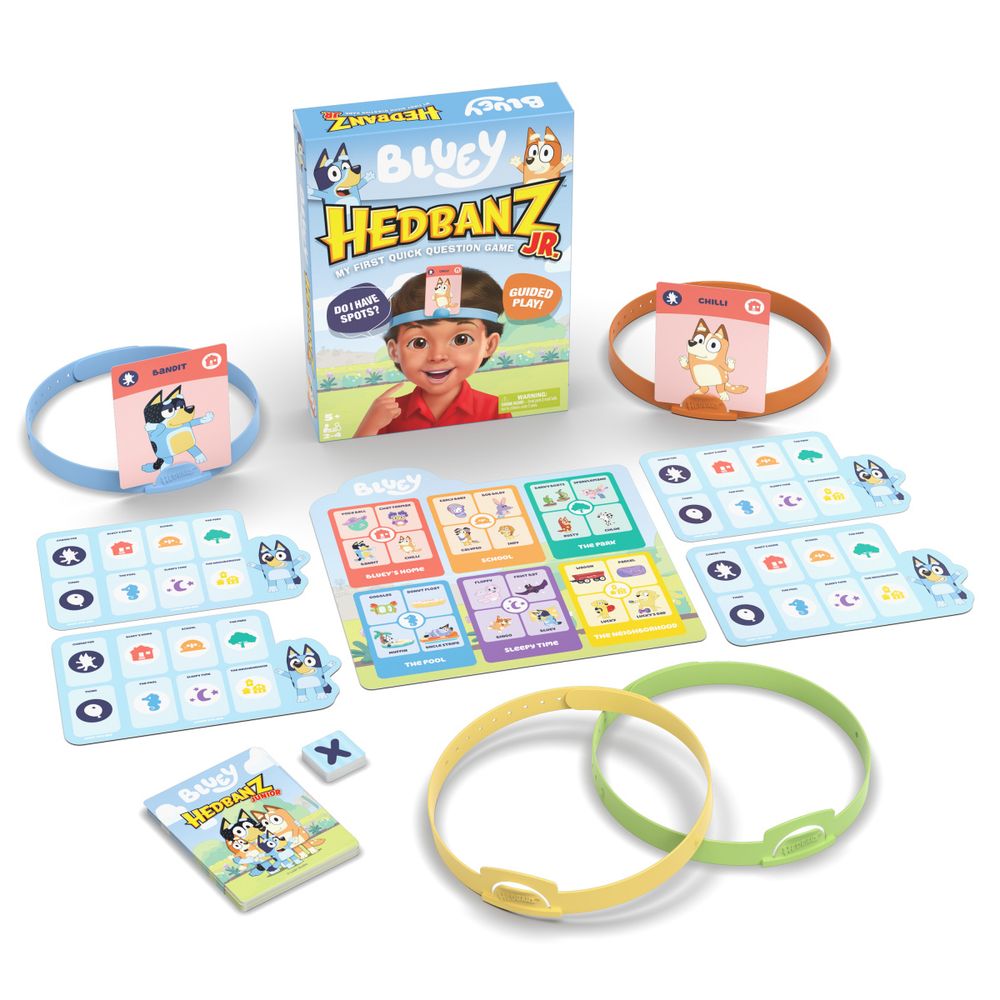 Bluey Hedbanz Jr. Picture Guessing Card Game - Image 3