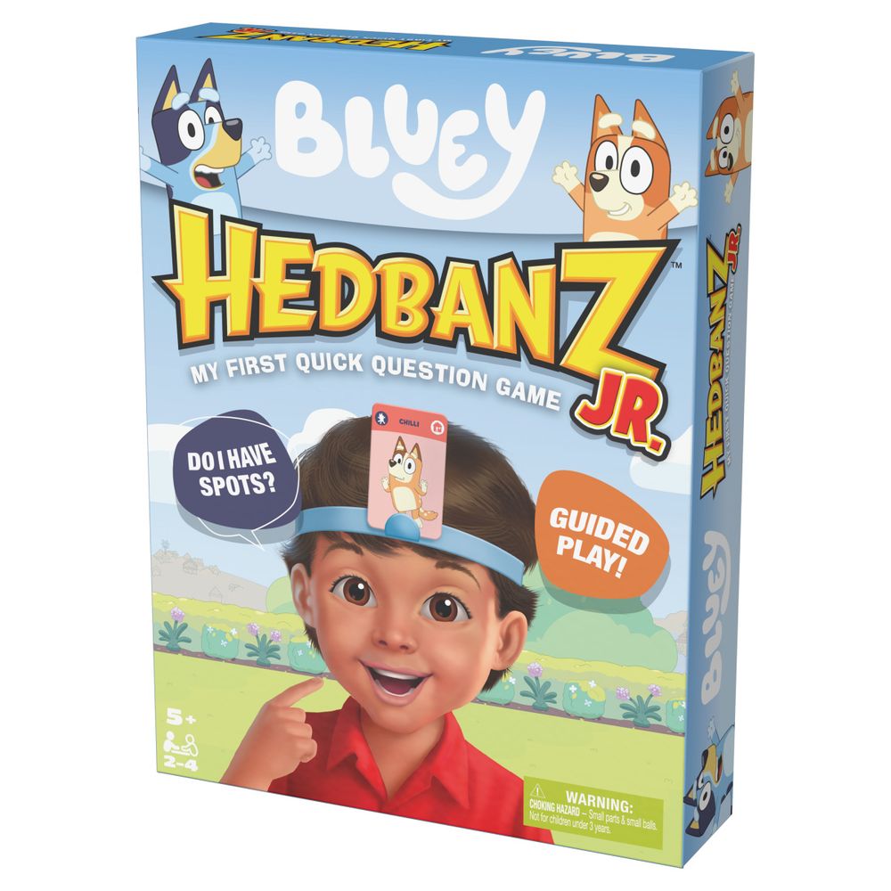 Bluey Hedbanz Jr. Picture Guessing Card Game - Image 5