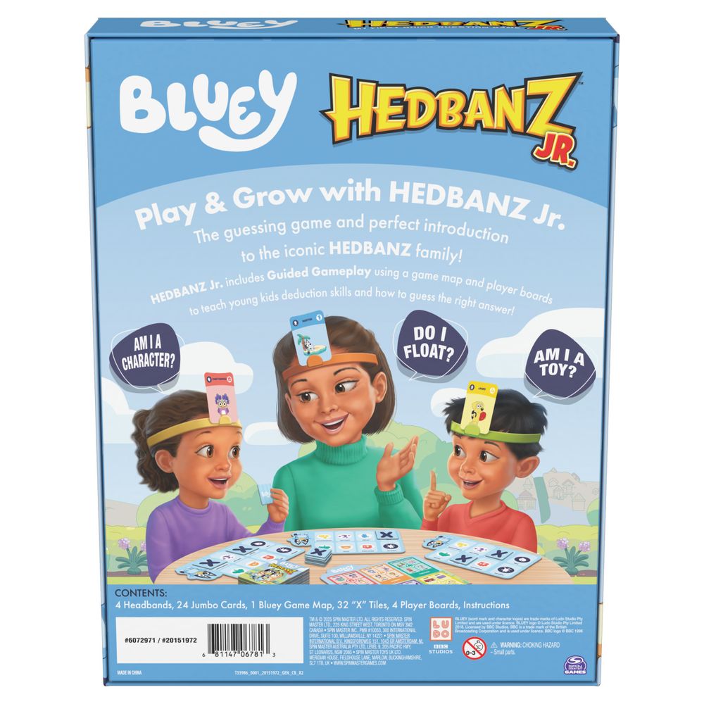 Bluey Hedbanz Jr. Picture Guessing Card Game - Image 6