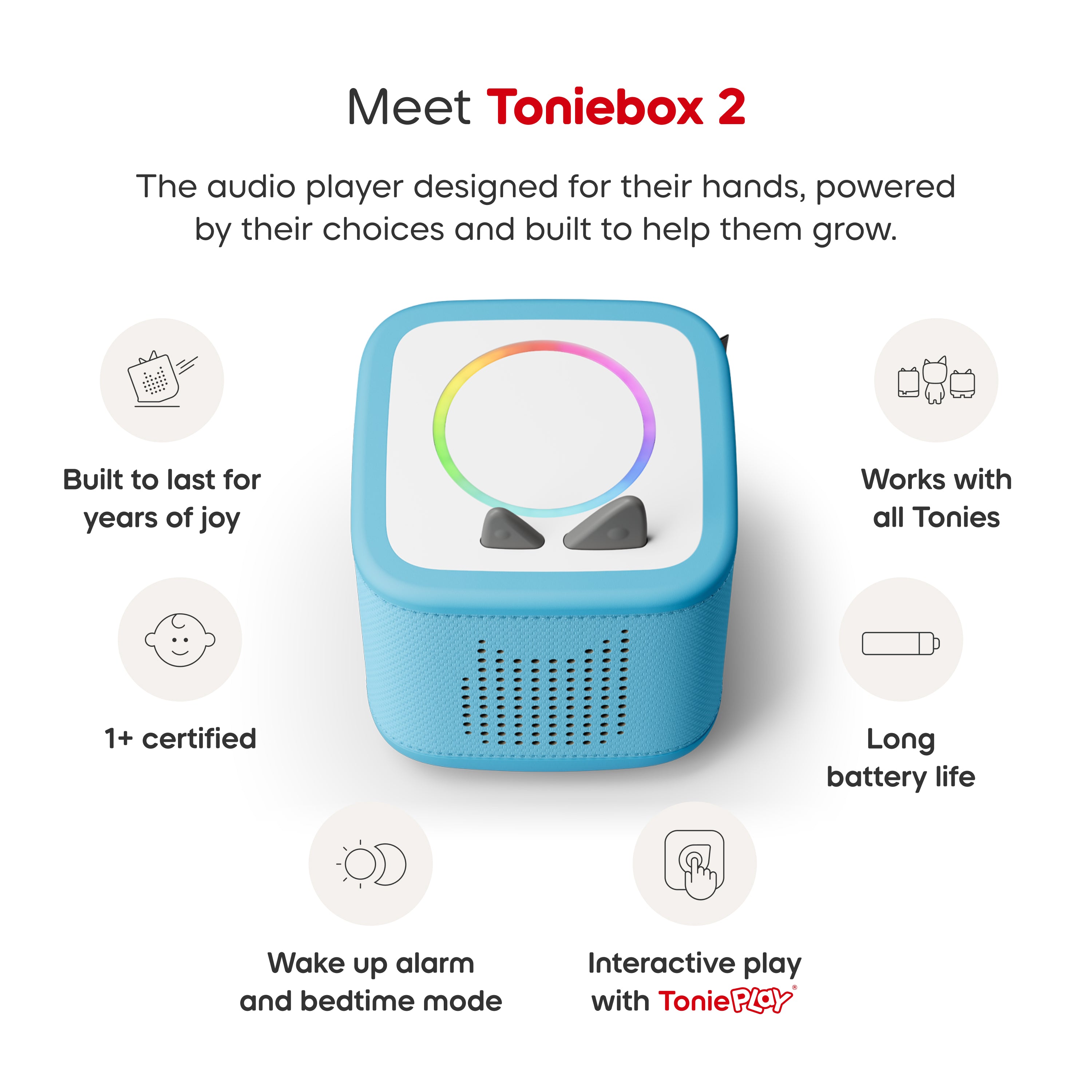 Bluey Toniebox 2 Play Set - Sky Blue - Image 8