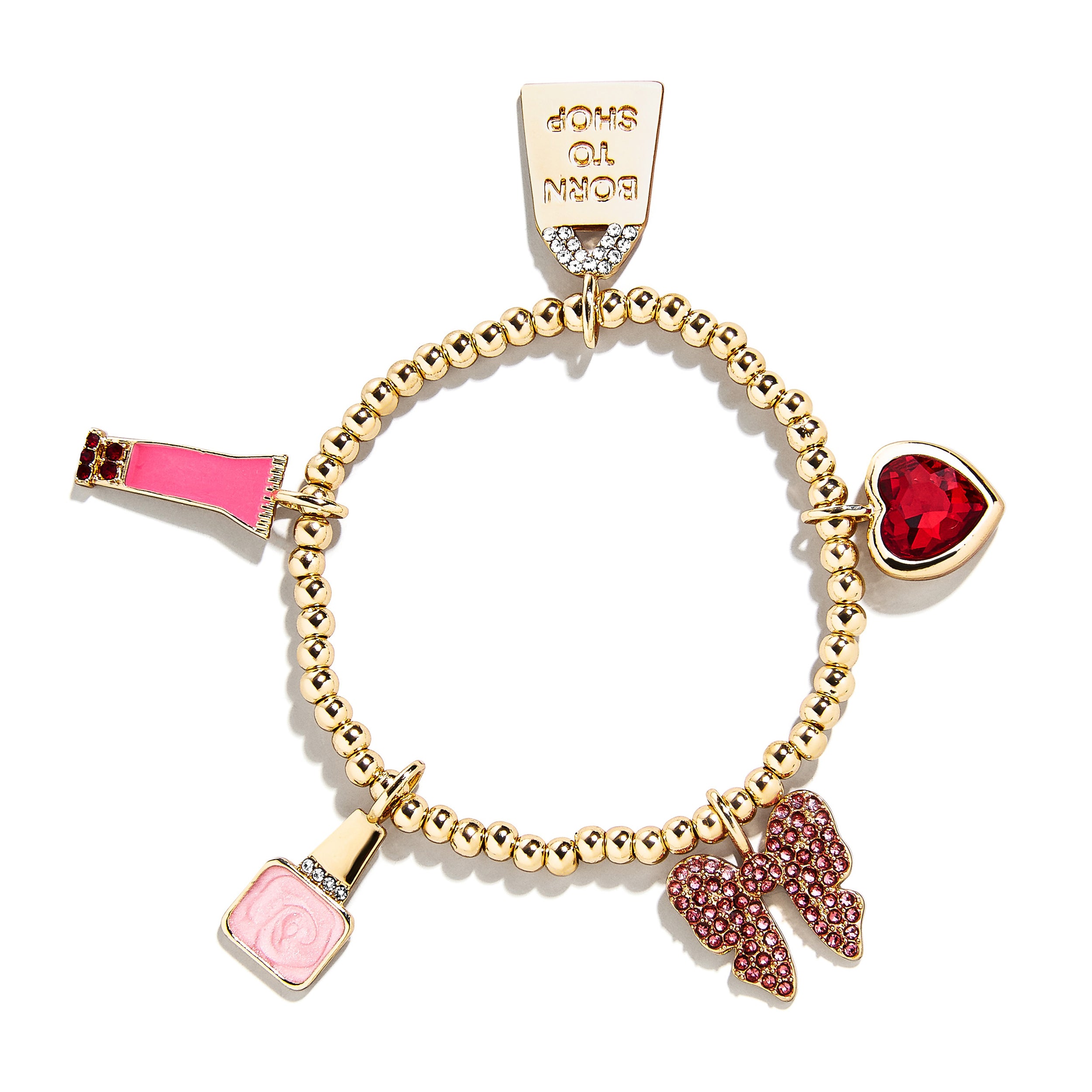Born To Shop Kids' Charm Bracelet