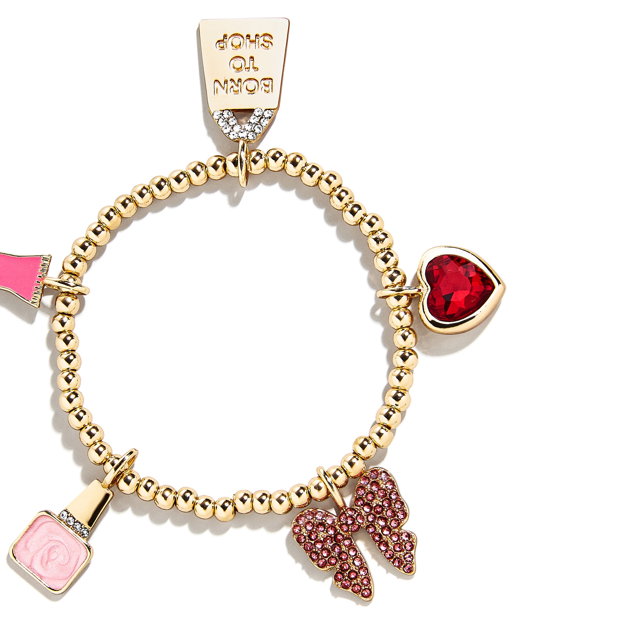 Alternative view of Born To Shop Kids' Charm Bracelet