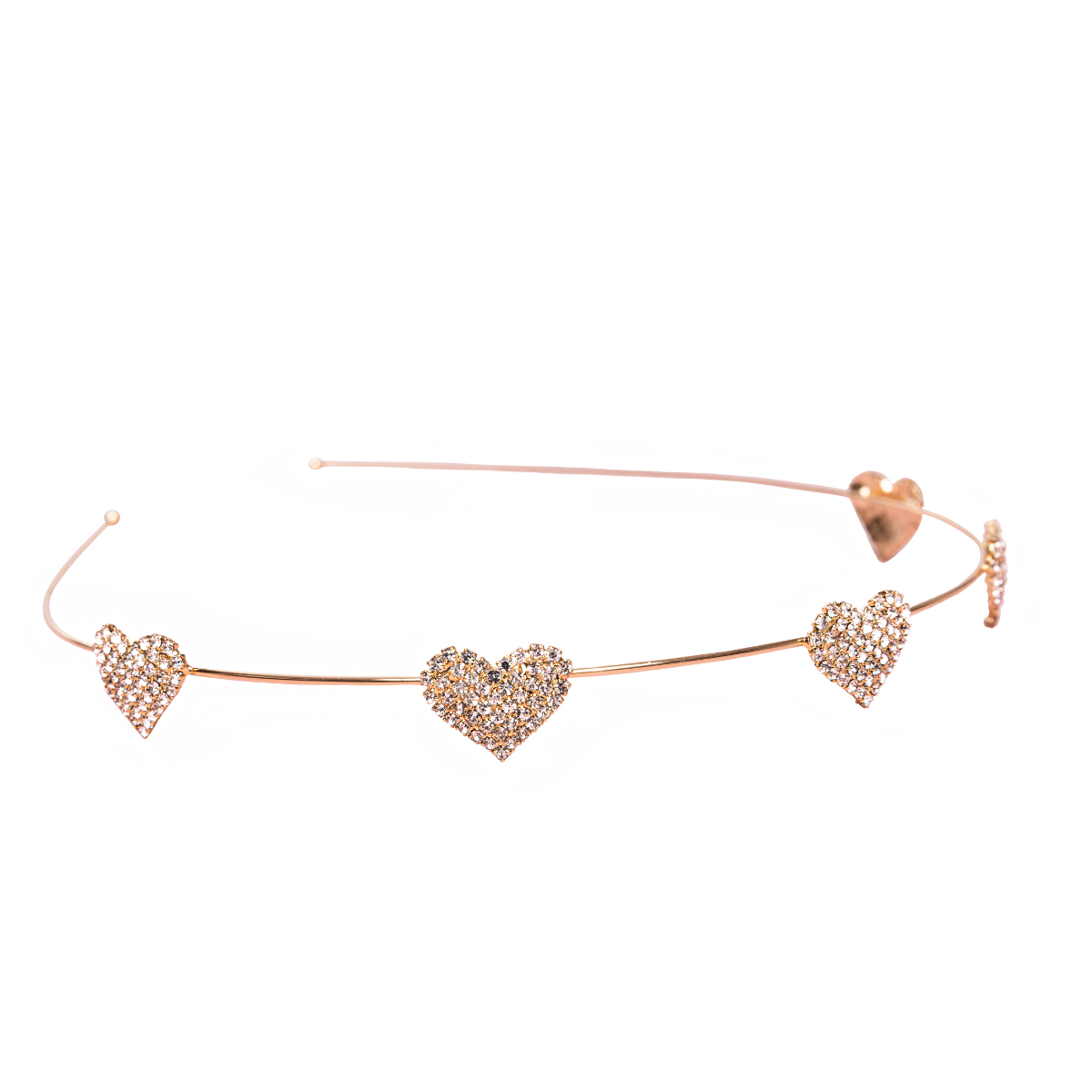 Boutique Rhinestone Heart Headband