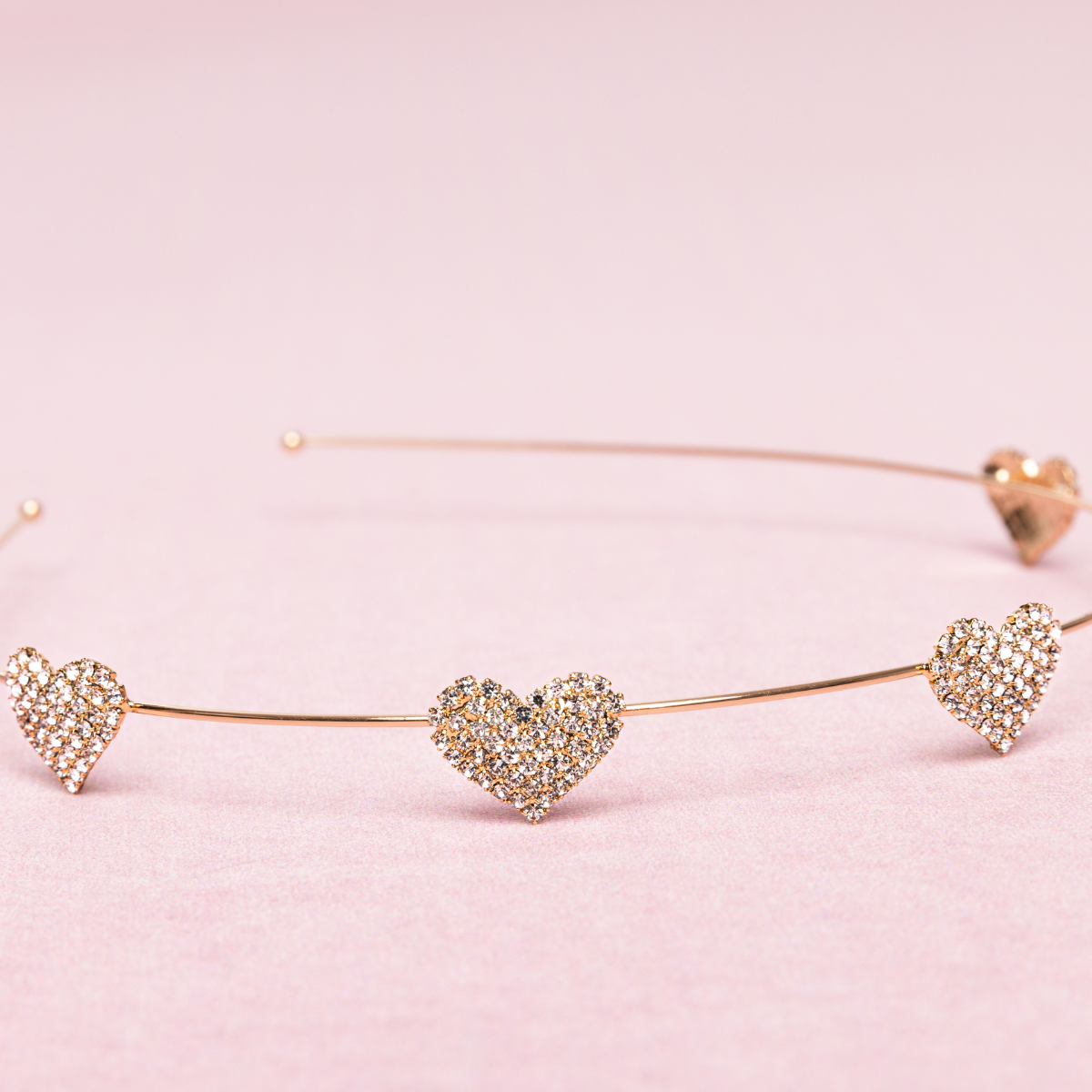 Alternative view of Boutique Rhinestone Heart Headband