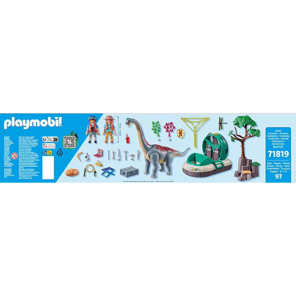 Brachiosaurus with Hovercraft Playset - Image 8