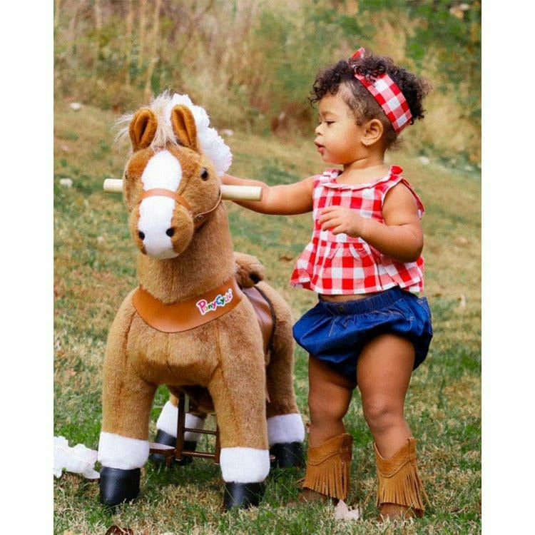 Brown Model U Ride-On Horse - 3-4 Years - Image 4