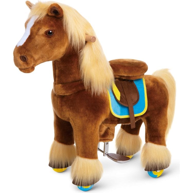 Brown Model X Ride-On Horse - 3-4 Years