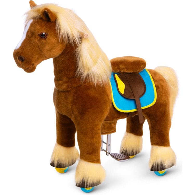 Brown Model X Ride-On Horse - 4-7 Years