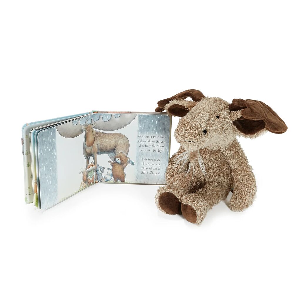 Alternative view of Bruce the Moose Plush & Camp Cricket Book Bundle