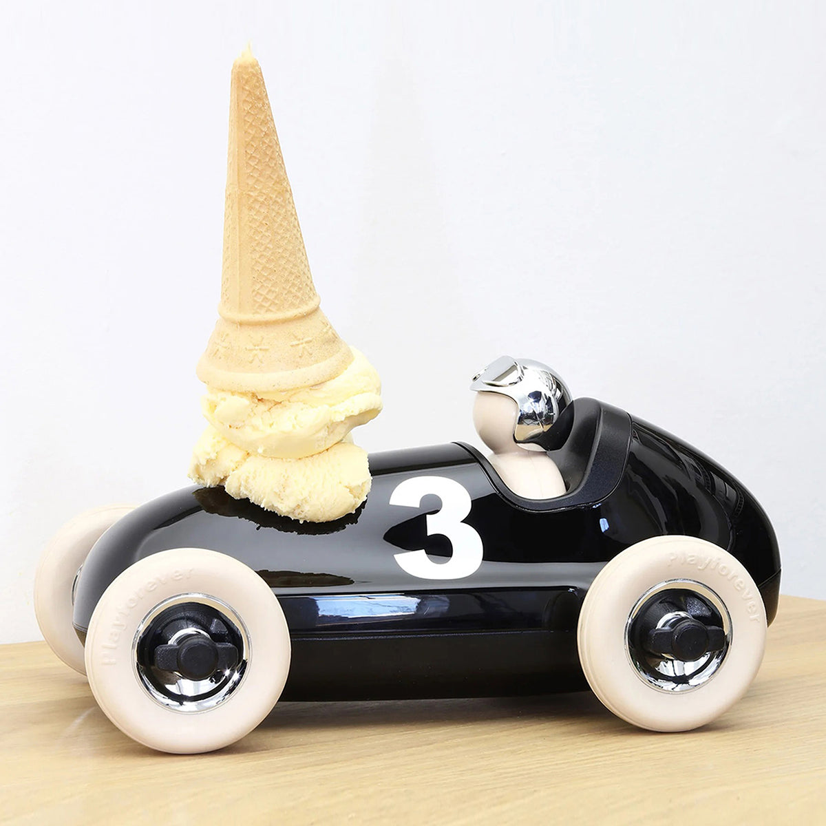 Bruno Roadster Car Toy - Black/Chrome - Image 3