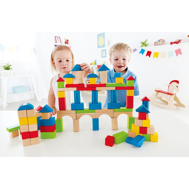 Alternative view of Build Up & Away Blocks - 100 Pieces