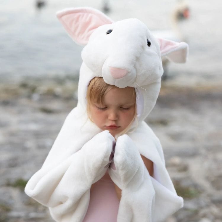 Alternative view of Bunny Cuddle Cape - Size 4-6 Years