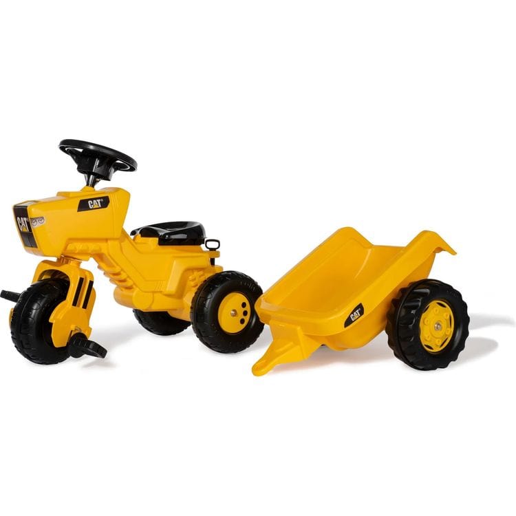 Alternative view of CAT 3-Wheeled Pedal Tractor With Trailer