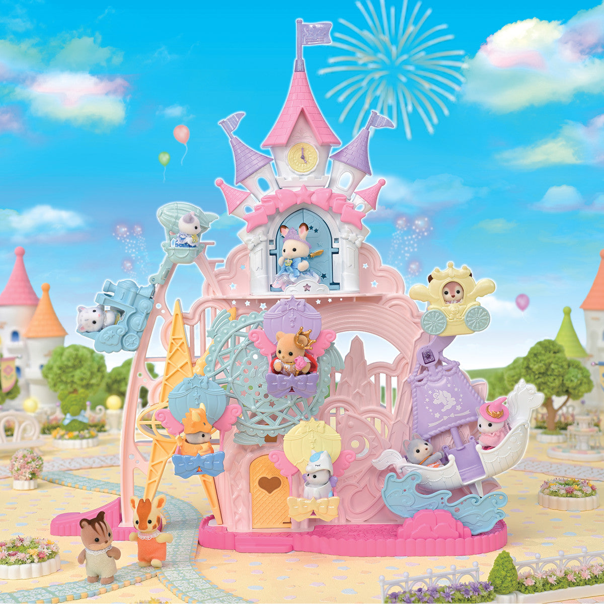 Alternative view of Calico Critters Home New Baby Dream Amusement Park Playset