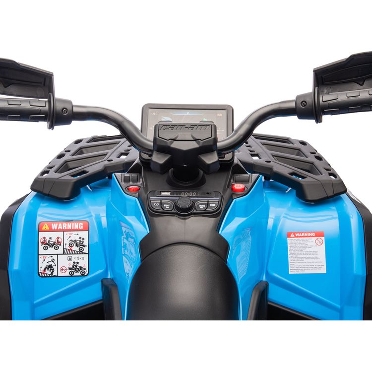 Can Am Outlander 24V 4x4 2-Seater Ride on Car - Blue - Image 2