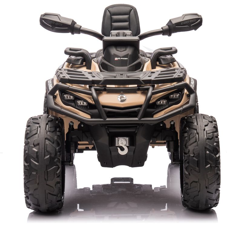 Can Am Outlander 24V 4x4 2-Seater Ride on Car - Khaki - Image 9