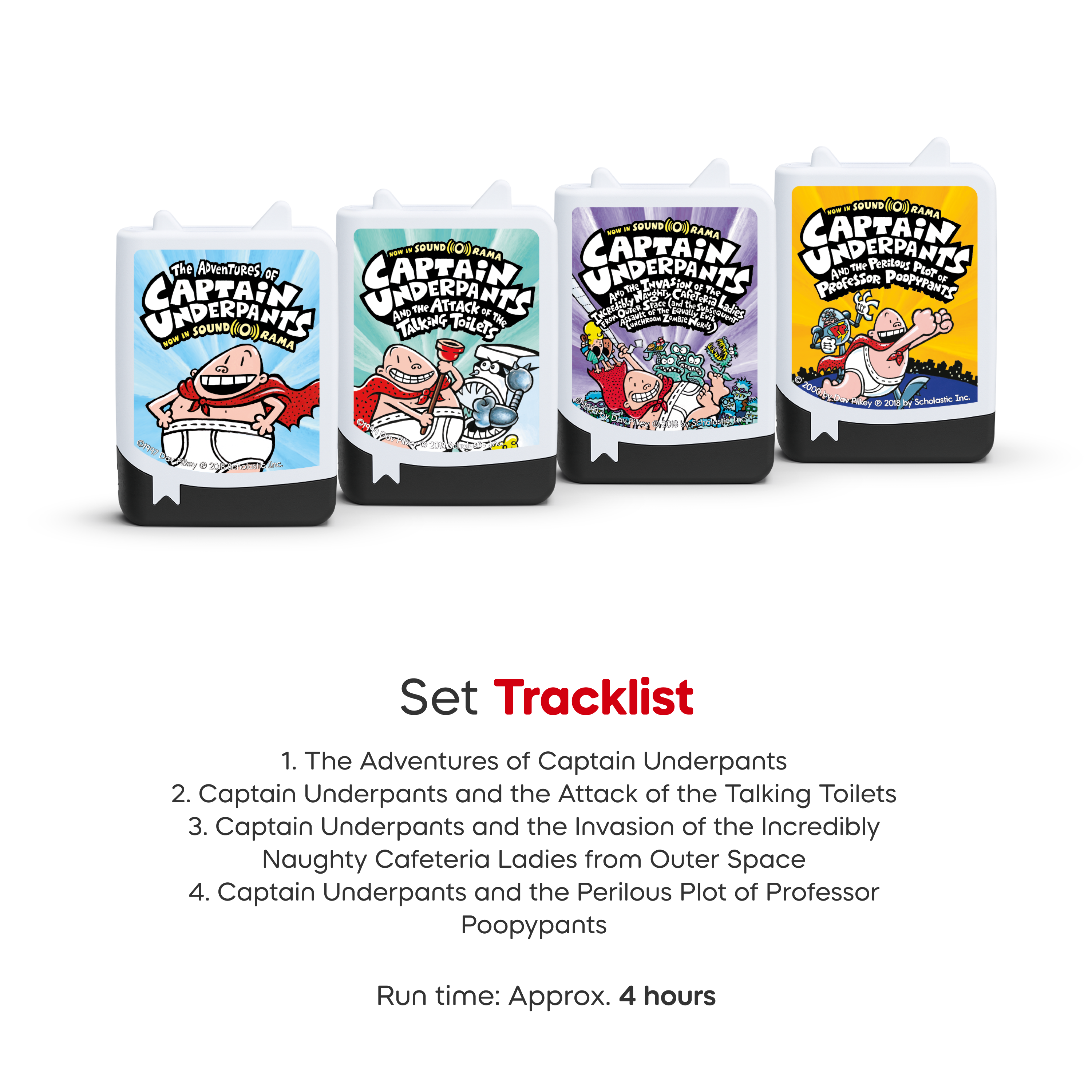 Captain Underpants Audiobook Tonies - 4 Pack - Image 4
