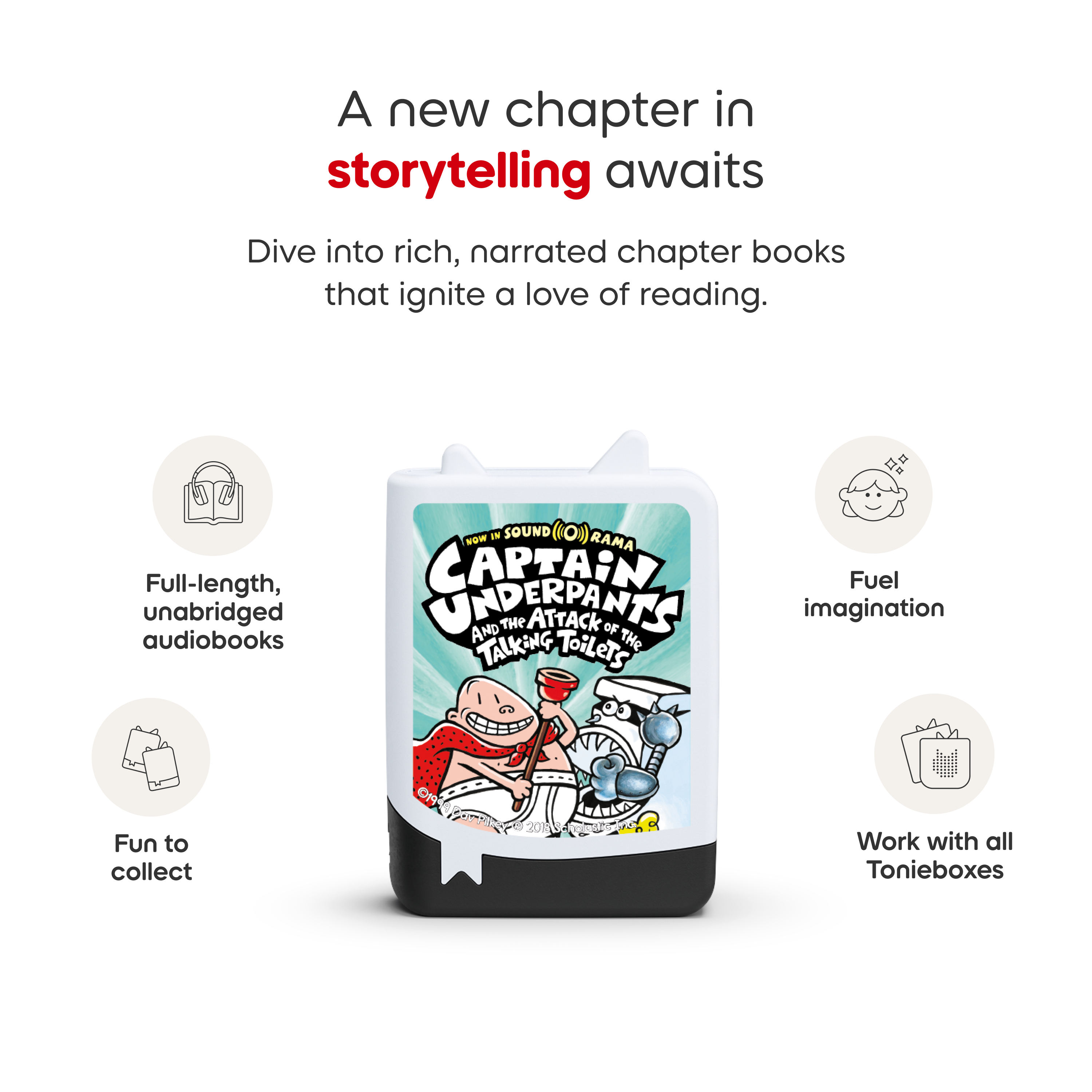 Captain Underpants Audiobook Tonies - 4 Pack - Image 5