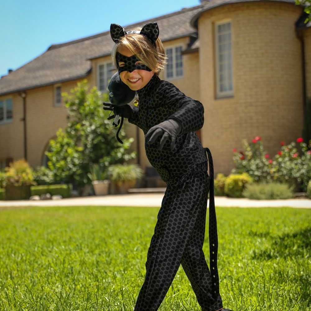 Cat Noir Child Dress Up - Size 7/8 Years - Image 3