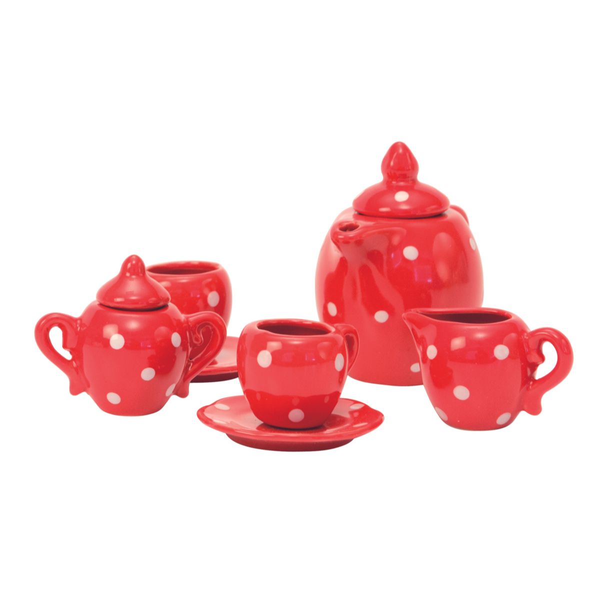 Cermaic Tea Party Set with Suitcase - The Big Family