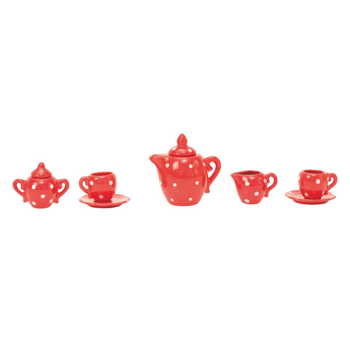 Alternative view of Cermaic Tea Party Set with Suitcase - The Big Family