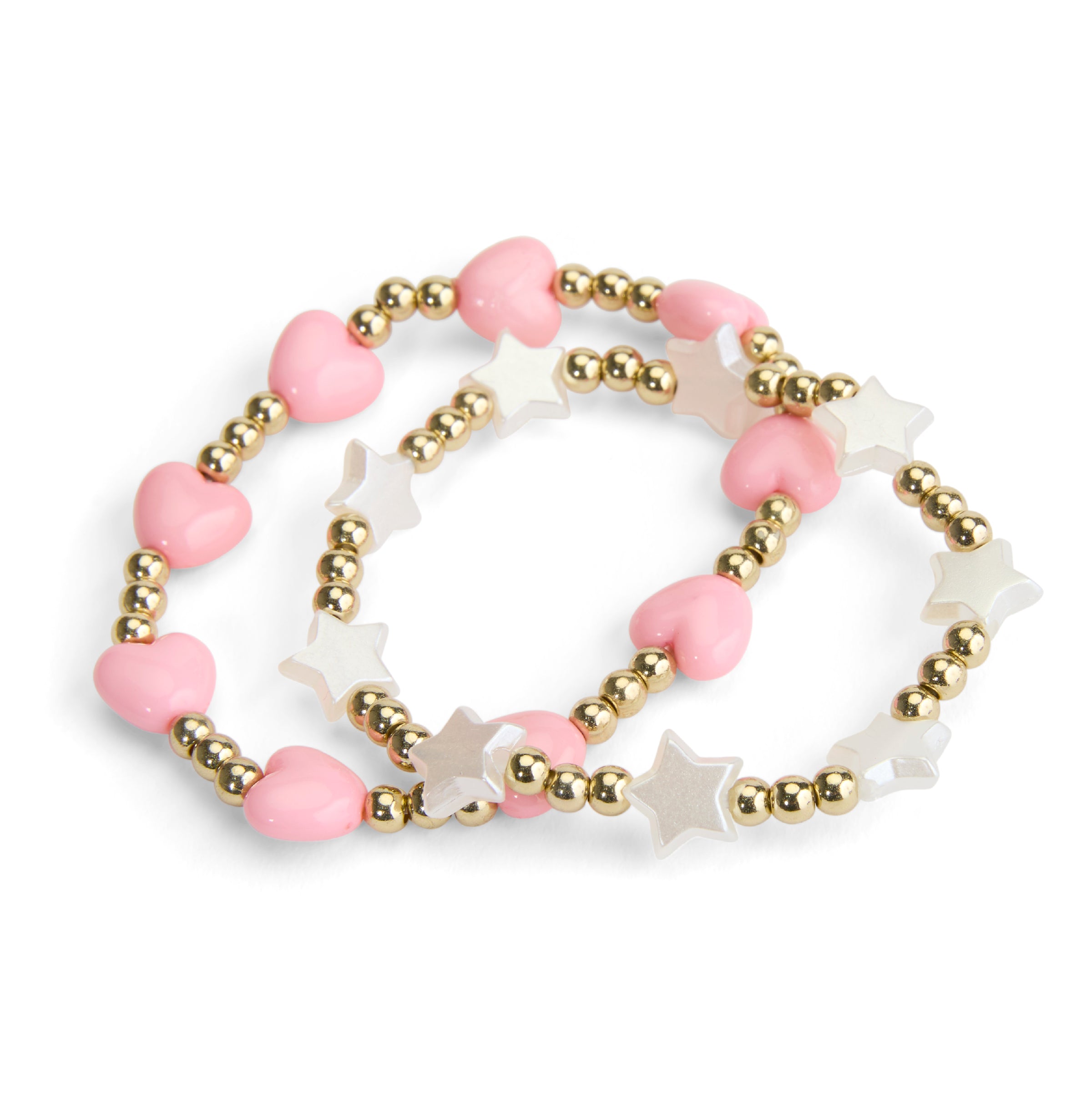 Charm Squad Hearts & Stars Bracelet Set