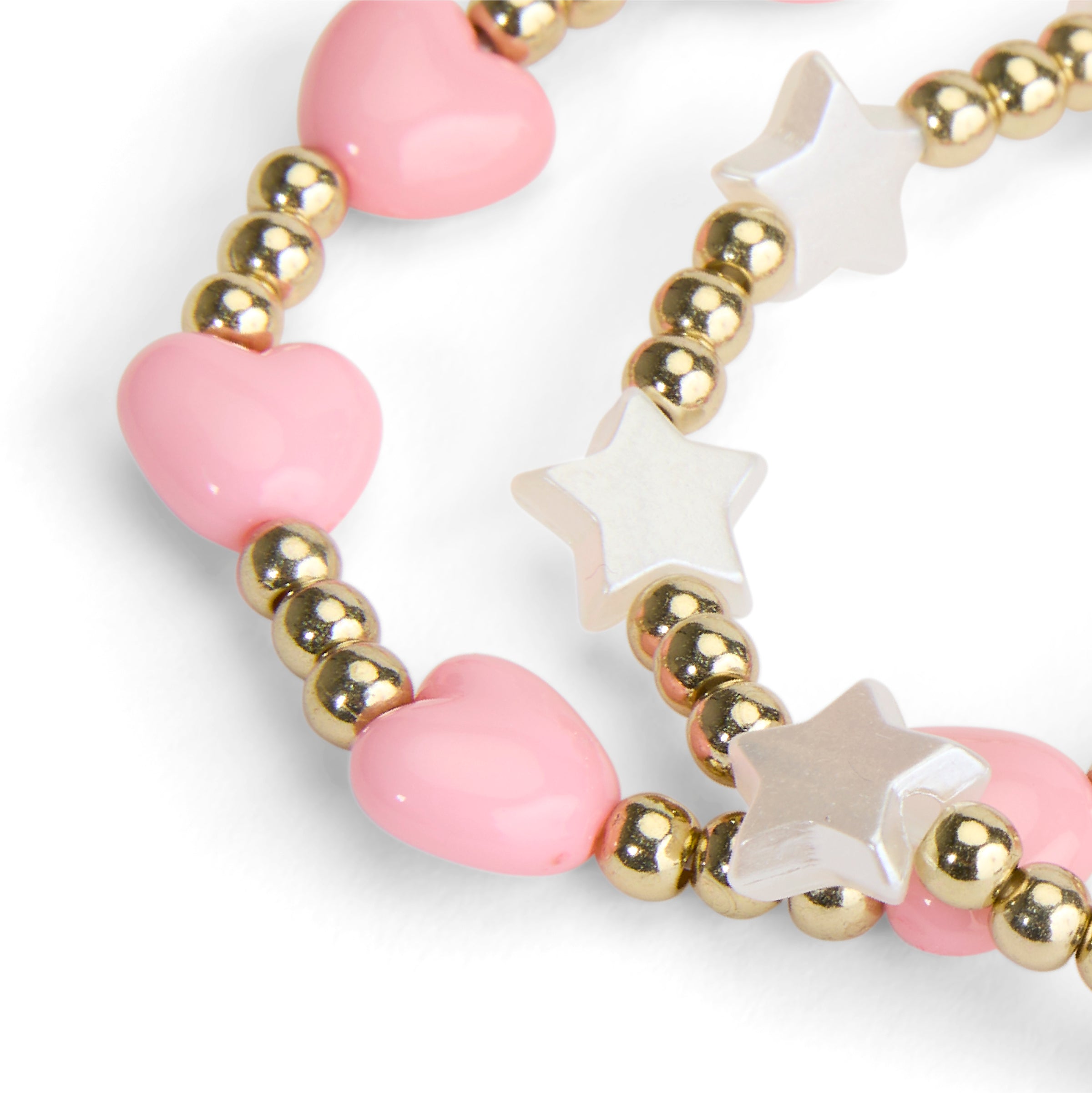 Charm Squad Hearts & Stars Bracelet Set - Image 3