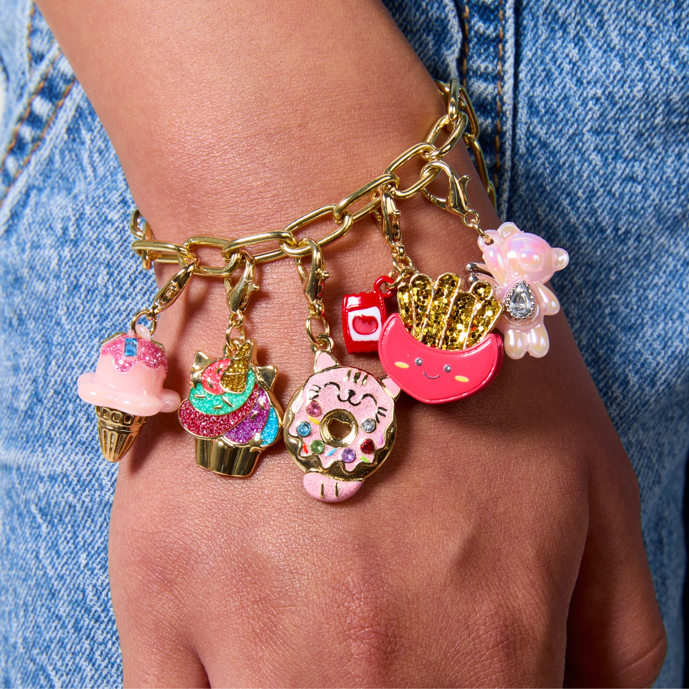 Alternative view of Charm Squad Kitty Donut Charm