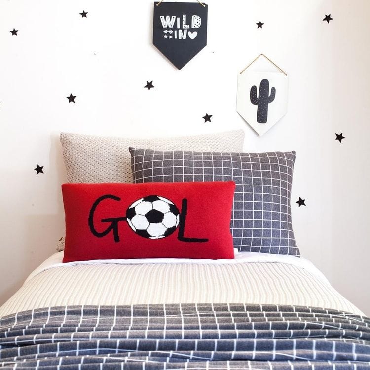 Cherry GOL Soccer Pillow - Image 3