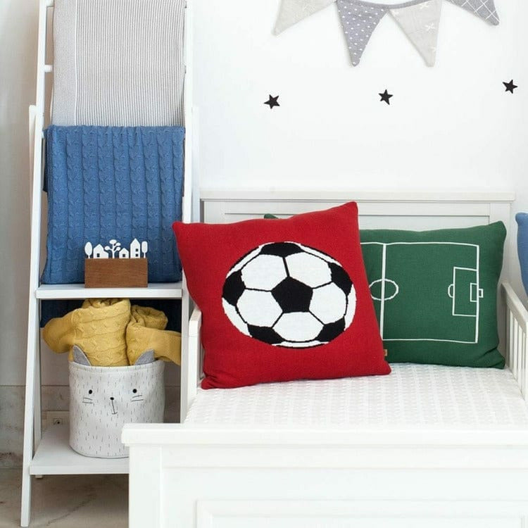 Alternative view of Cherry Soccer Ball Pillow