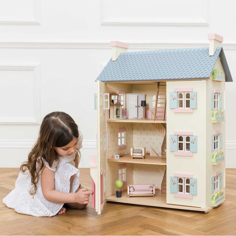Alternative view of Cherry Tree Hall Wooden Dollhouse