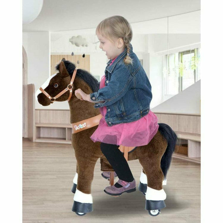 Chocolate Brown Model U Ride-On Horse - 3-4 Years - Image 4