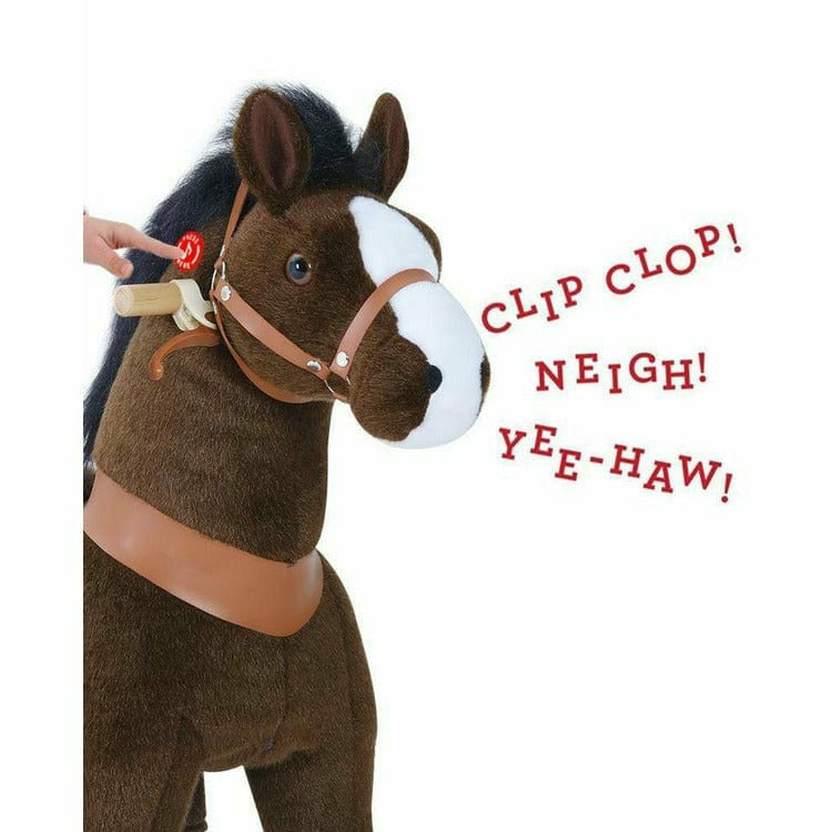 Alternative view of Chocolate Brown Model U Ride-On Horse - 3-4 Years