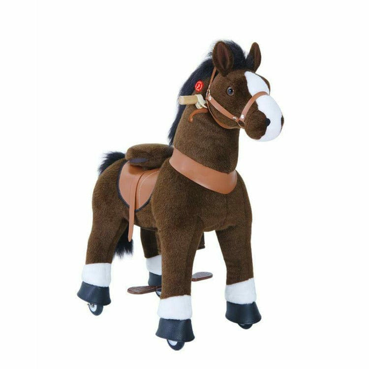 Chocolate Brown Model U Ride-On Horse - 4-7 Years