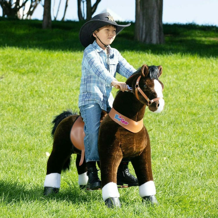Alternative view of Chocolate Brown Ride-On Horse - 7+ Years