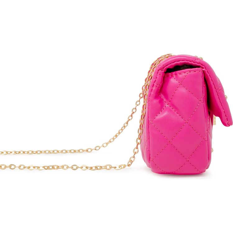 Alternative view of Classic Quilted Stud Mini Bag - Hot Pink